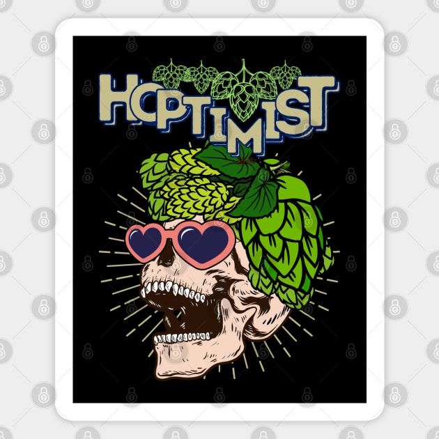 Hoptimist 2 - Funny Beer Magnet by SEIKA by FP